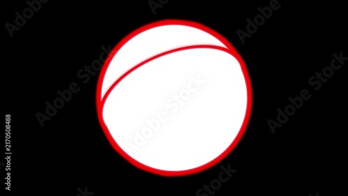 Modern Abstract Geometric Motion Animation Circle block rotation  Moving Graphic Element