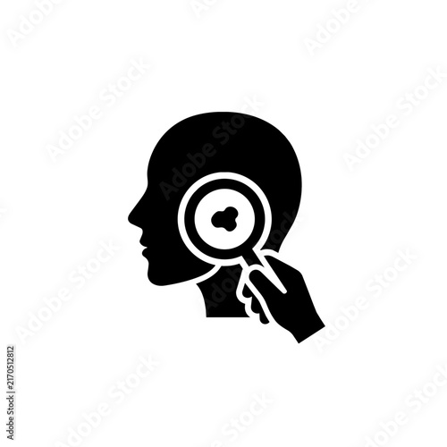 Medical skin check icon vector illustration