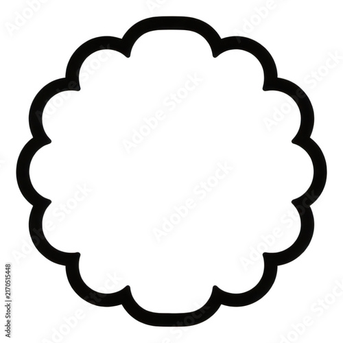Ornate Floral Border Transparent Background