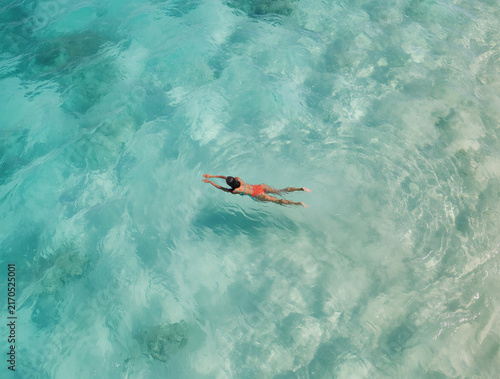 top down sea swimming 1
