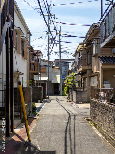 Foto 昭和世代の住宅が密集した町の風景