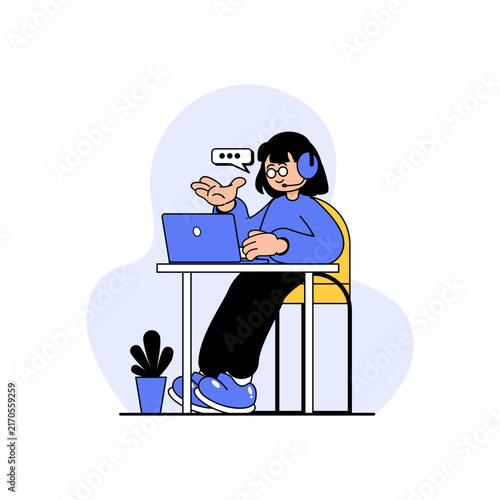 Flat Character Illustration