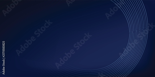 Abstract Blue Curve Technology Poster and Cover Template Set with Glowing Lines