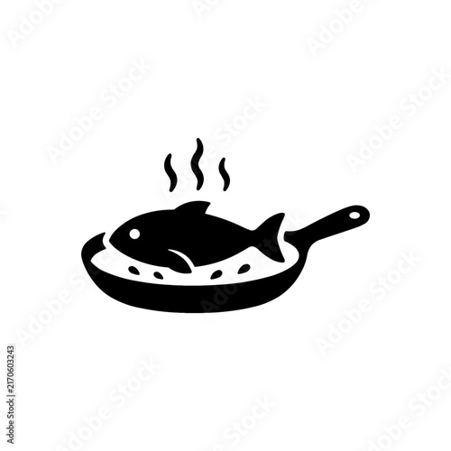 Fish Frying Pan Icon