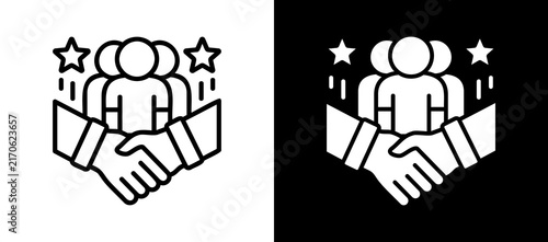 Team Loyalty whiteblack icon