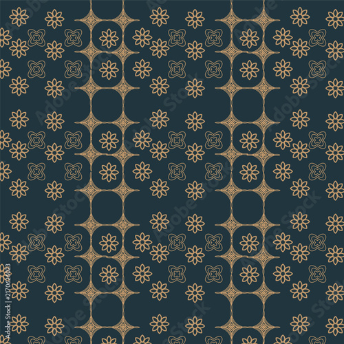 Dark navy background with abstract gold star icons and vertical grid lines designed for professional business branding and executive stationery