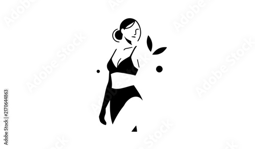 silhouette of a girl with butterfly