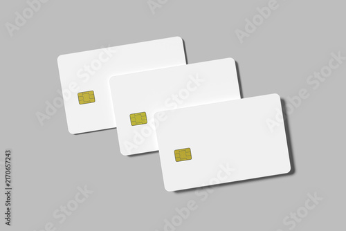 Credit Card Blank Mockup