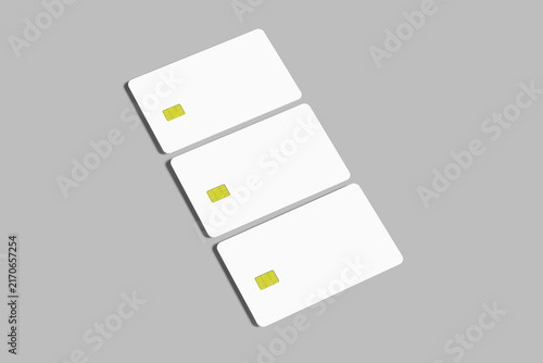 Credit Card Blank Mockup