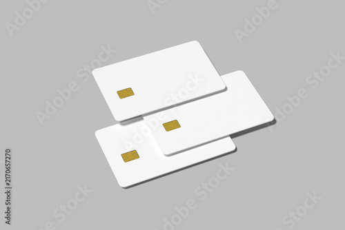 Credit Card Blank Mockup