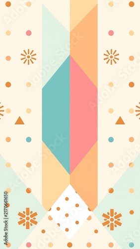 Geometric Minimalistic Background A Pattern Vector Format