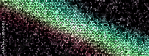 Картината върху платно stained glass Geometric mosaic pattern with a diagonal gradient transition from