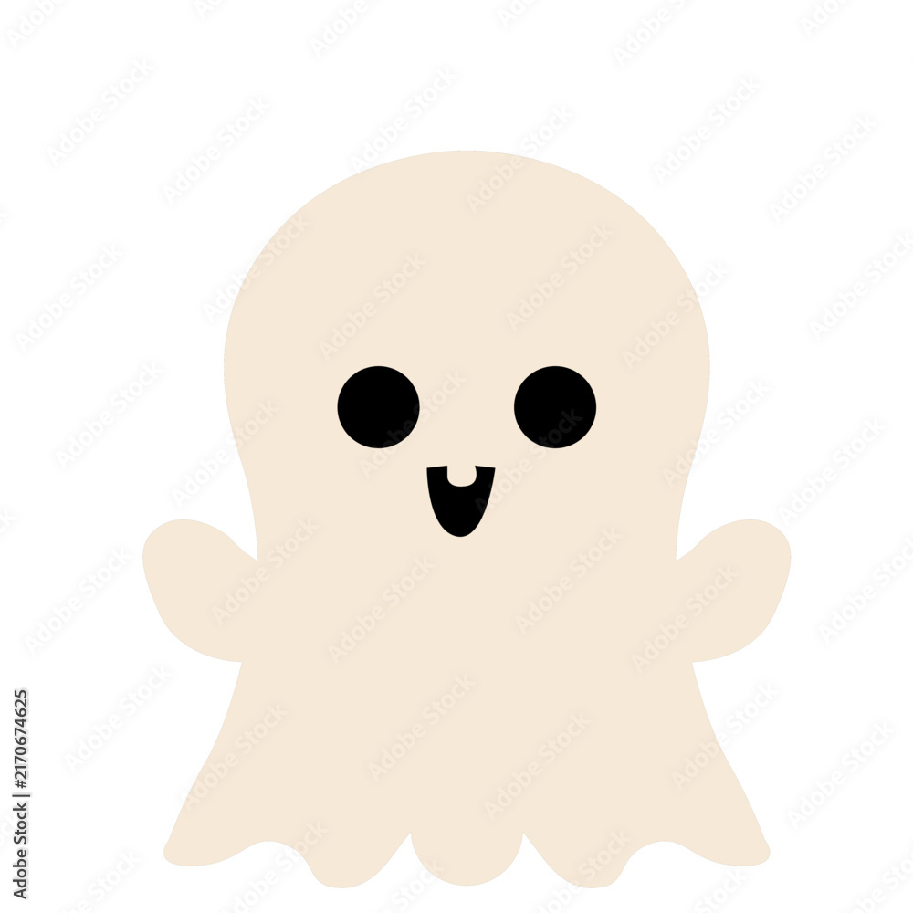 Fototapeta premium Little Ghost Layered Cut File