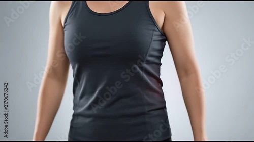 Adult person with lower back pain, hand touch painful torso area, red discomfort highlighting muscle strain and health concern during painful back condition, healthcare concept for pain relief