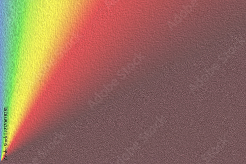 Abstract colorful rainbow gradient pattern with diagonal light rays and vibrant spectrum lines