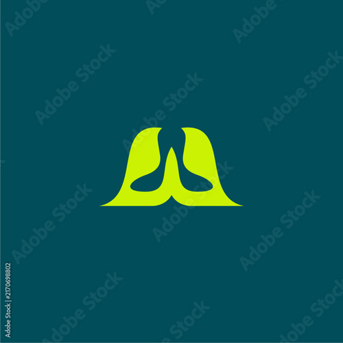 Letter W Logo Template Vector Illustration. W Icon Simple Design 