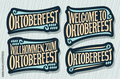 Vector Oktoberfest Set