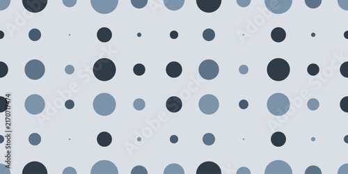 Abstract Blue Polka Dot Pattern