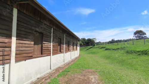 old wooden house