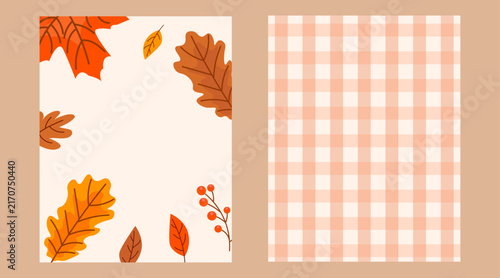 Autumn Leaf Border Frame