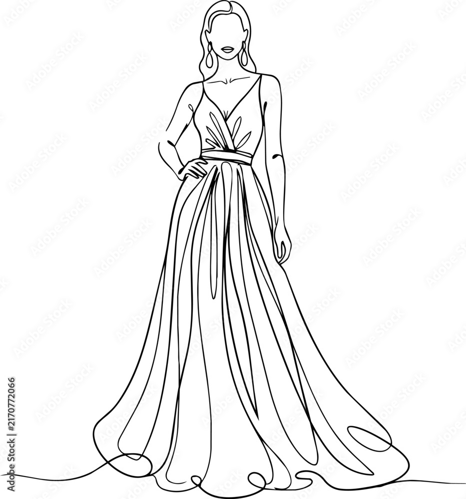 Fototapeta premium line art vectors 