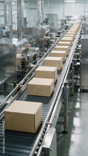 Industrial Warehouse With Storage Racks