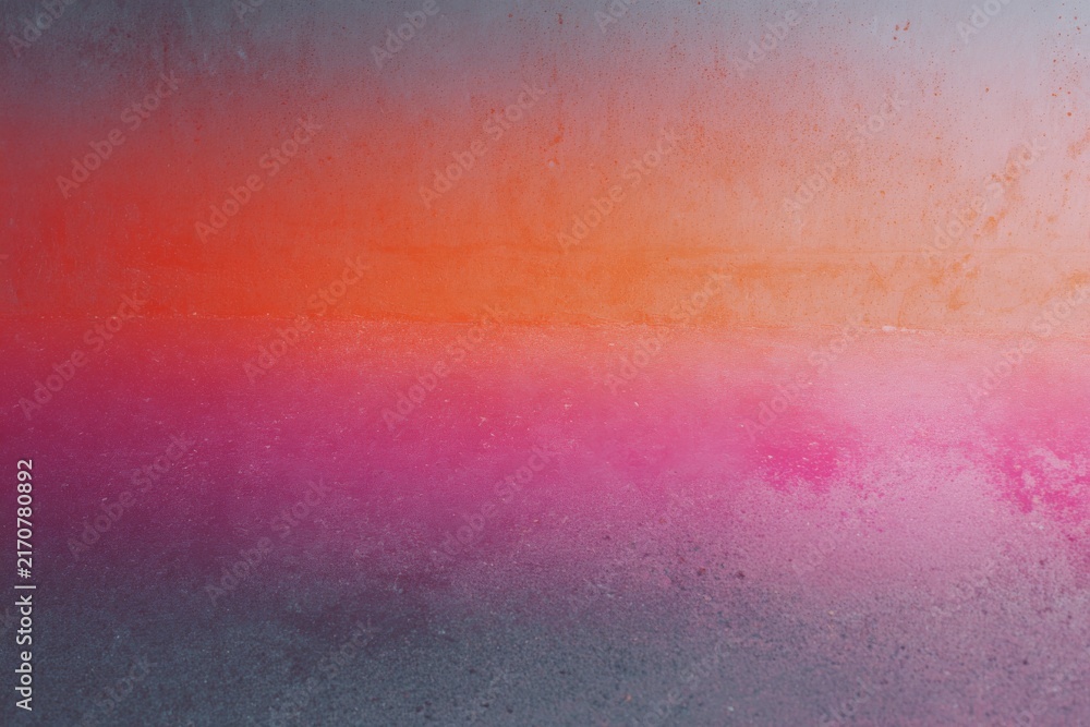 Fototapeta premium Vibrant lava pop tangerine horizontal gradient background with pink magenta wash for poster wallpaper and colorful design