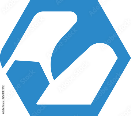 Abstract Hexagon Corporate Logo Design  Modern Business Identity