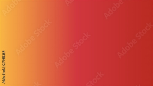Cuadro en lienzo Abstract linear gradient background with smooth transition from yellow to deep red color