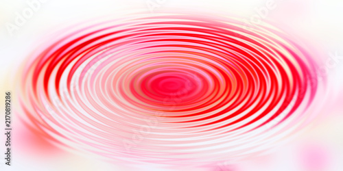 Foto Red ripple effect abstract art with concentric circles for design backdrop