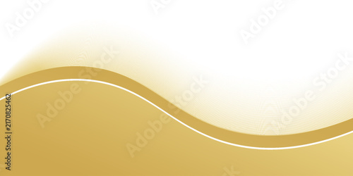 gold wave curve, golden wave corner shape for element, eps10
