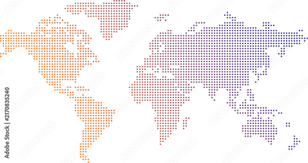 Fototapeta premium world map vector illustration