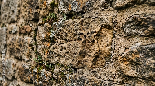 Ancient stone wall textures background wallpaper