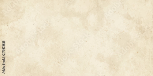 Bold beige and cream parchment background. Vintage paper texture with a worn surface. Elegant abstract design for wallpaper, flyer and social media.