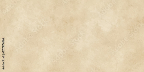 Minimal beige and tan parchment background. Vintage paper texture with a worn surface. Bold abstract design for poster, website header and packaging.