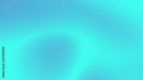 Abstract turquoise and cyan animated background with soft glowing gradients and a subtle blurred central shape. Ideal for motion graphics, video backdrops, digital art, technology themes, and modern p