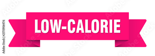 Obraz na plátne low-calorie ribbon isolated on transparent background