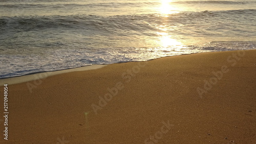 Принти на полотні Sun Reflection on the Waves at Gangneung Beach