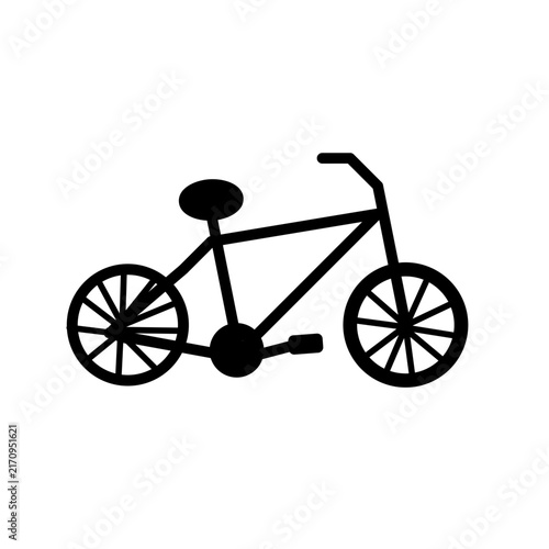 Bicycle Bike Outline Icon Vector