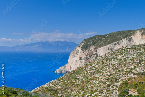 beautiful landscape at zakynthos and kefalonia