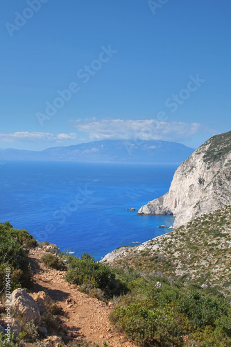 beautiful landscape at zakynthos and kefalonia