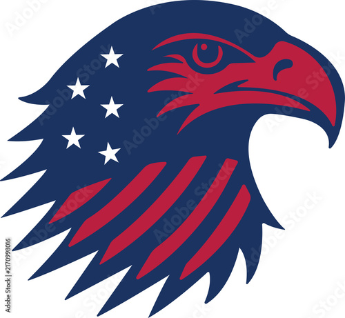 USA  eagle flag high quality PNG 
