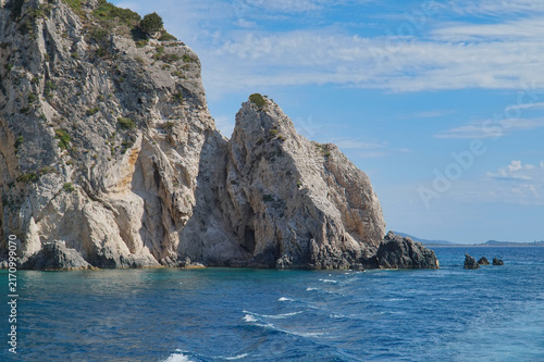 white rock in Zakynthos