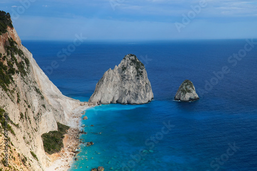 Myzithres Viewpoint in Zakynthos during golden hour