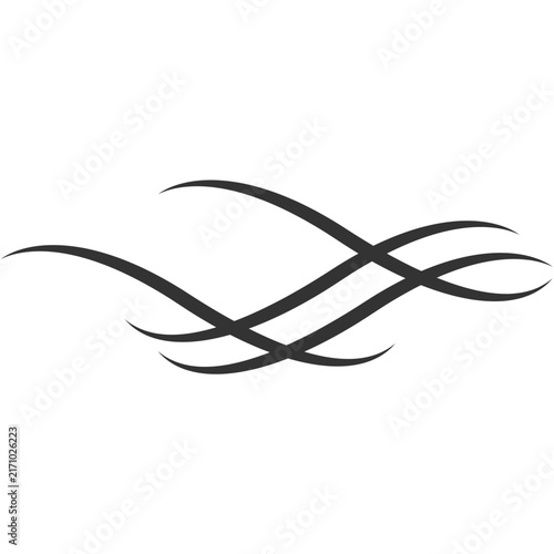 Abstract Curved Wave Line Element
