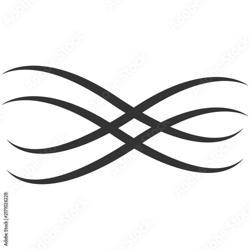 Abstract Curved Wave Line Element