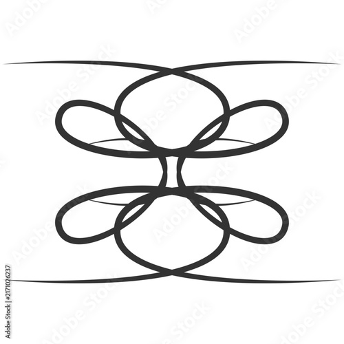 Abstract Curved Wave Line Element