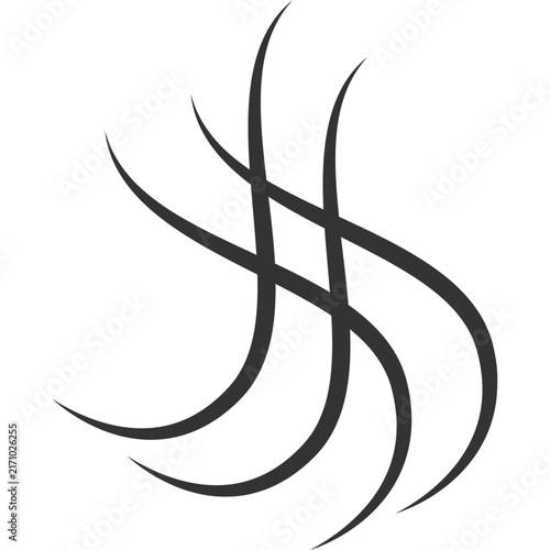 Abstract Curved Wave Line Element