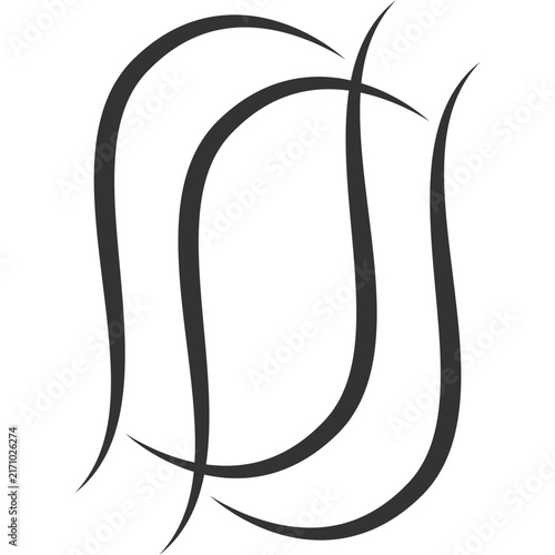 Abstract Curved Wave Line Element