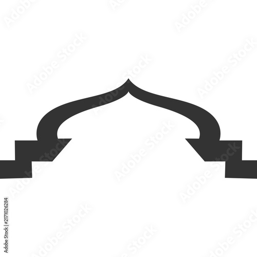 Islamic Arch Frame Border Graphic